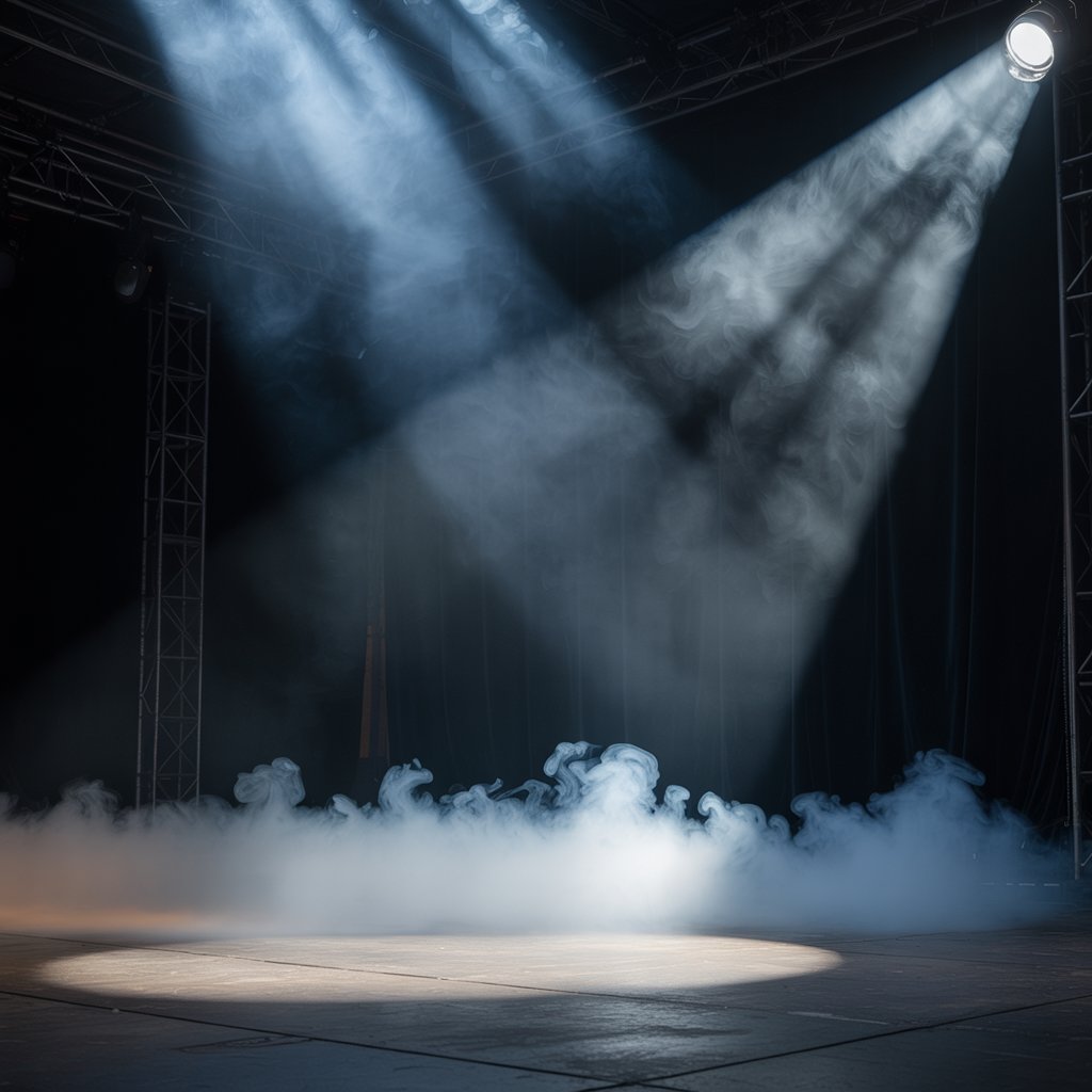 premium special effects fluid creating low fog on stage